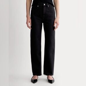 EUC Everlane Way-High Jean, 26 Regular, Washed Black